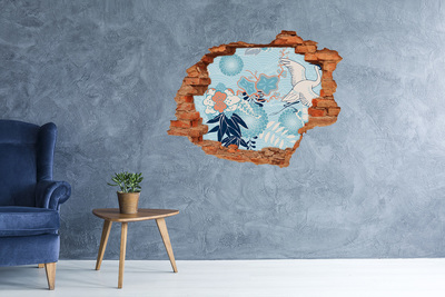 Wandtattoos Loch in der Wand Die Unterwasserwelt der Korallen