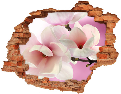 Wandtattoos Loch Ein floraler Traum hinter der Mauer