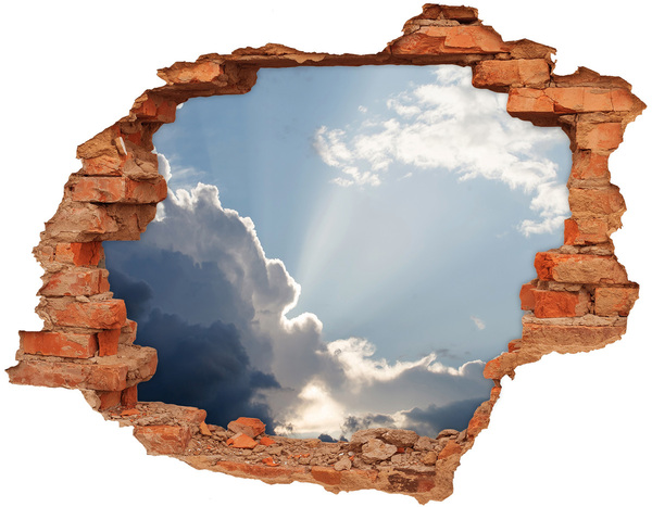 Wandtattoos Loch Himmel mit Sonnenstrahlen