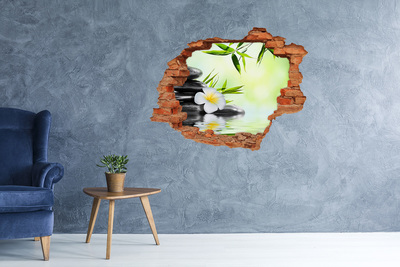 Wandtattoos 3D Optik Loch Eine Oase der Ruhe in der Natur