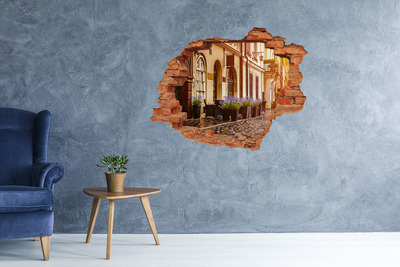 Wandtattoos 3D Optik Loch Eine bezaubernde Ecke mit Lavendel