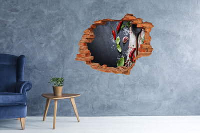 3D Loch Aufkleber Eine Küche voller Geschmack