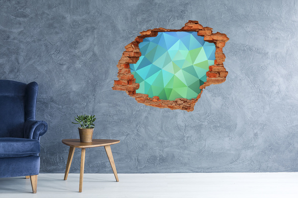 Wandtattoos 3D Optik Loch Virtuelles Loch in der Wand