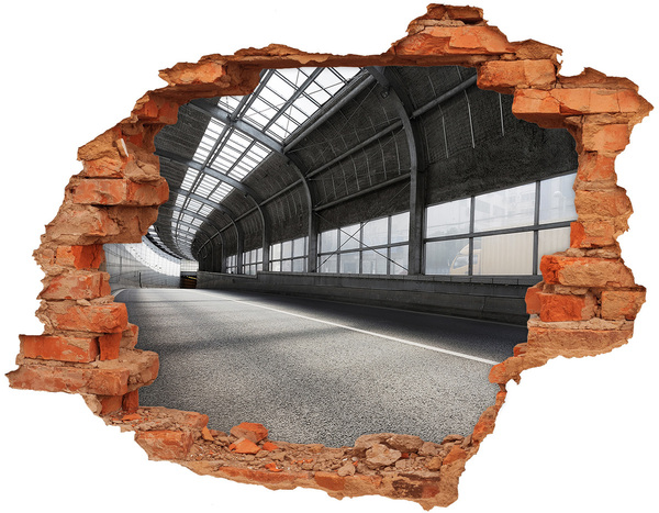 Wandtattoos Loch in der Wand Urbaner Charme hinter dem Loch