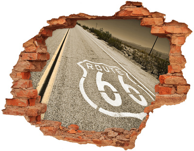 Wandtattoos Loch Route 66 aus Beton