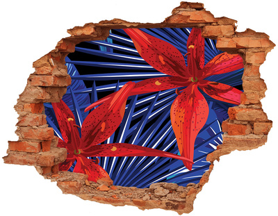 Wandtattoos Loch Ein florales Farbenmeer