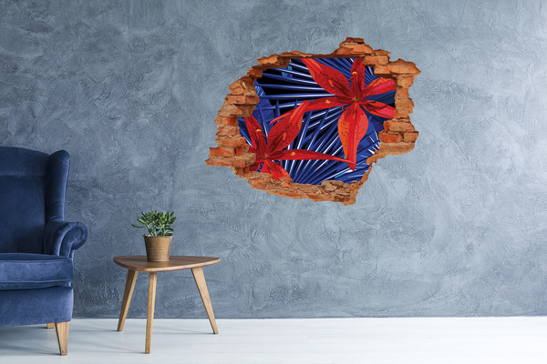 Wandtattoos Loch Ein florales Farbenmeer