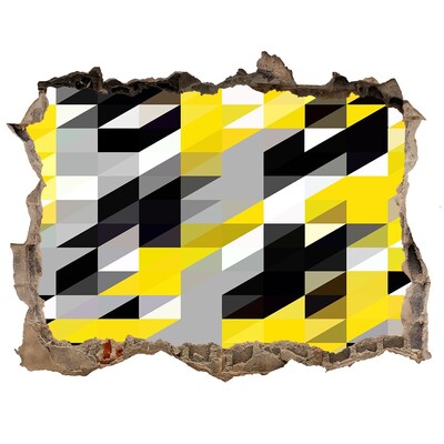 Wandtattoos Mauerdurchbruch Abstraktes Loch in der Wand