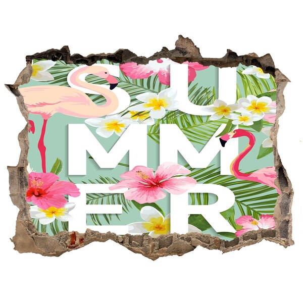 3D Wandtattoos Loch in der Wand Sommerträume