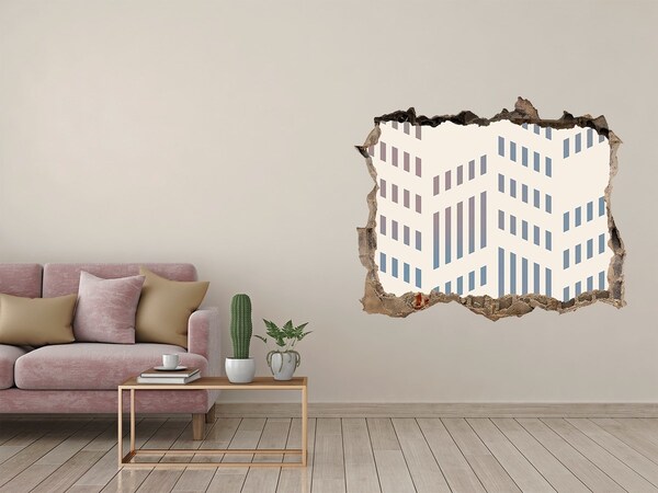3D Wandtattoos Loch in der Wand Urbaner Charme hinter der Mauer
