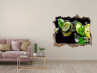 3D Wandtattoos Loch in der Wand Ein spritziger Frischekick