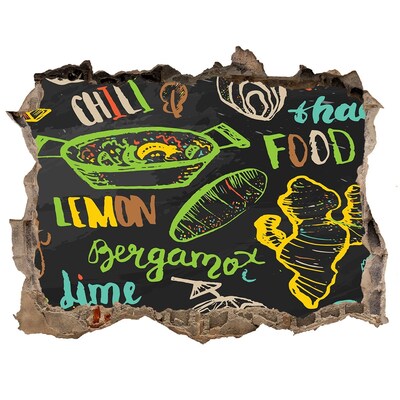 Wandfolien Loch in der Wand Kücheninspirationen