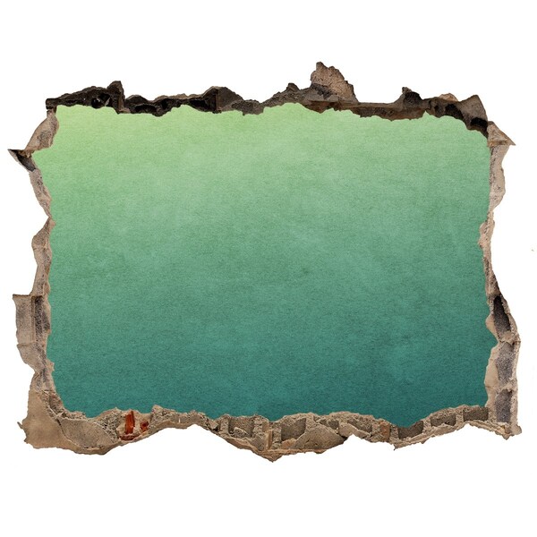 3D Wandsticker Loch Eine Bucht in den Tropen