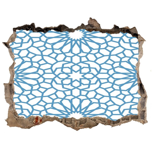 3D Wandtattoos Loch in der Wand Mosaikmuster in einem Loch in der Wand