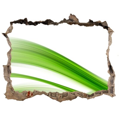 Wandfolien Loch in der Wand Grüne Wiese durch ein Loch in der Wand