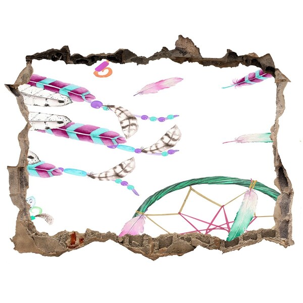 Wandfolien Loch in der Wand Träume und Fantasien