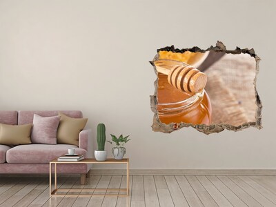 3D Wandtattoos Loch in der Wand Honig direkt aus dem Bienenstock