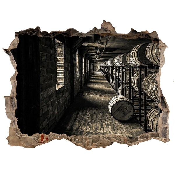 Wandtattoos Loch Innenraum des Fasskellers