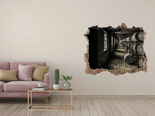 Wandtattoos Loch Innenraum des Fasskellers