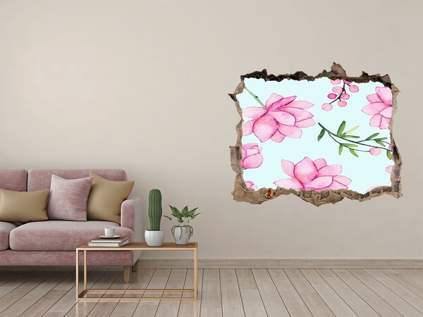 Wandtattoos Mauerdurchbruch Ein floraler Traum hinter den Mauern