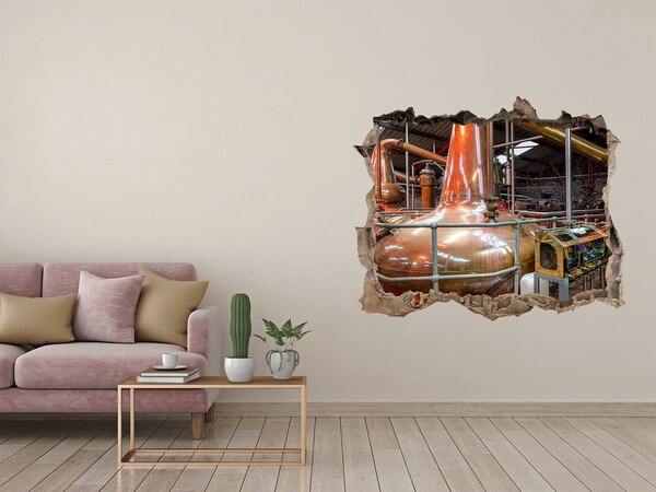 Wandtattoos Loch Innenansicht einer Whiskybrennerei