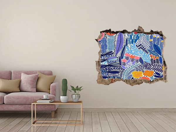 Wandtattoos Loch Kleiner tropischer Garten