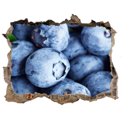 3D Wandsticker Loch Beeren in einem Betonloch