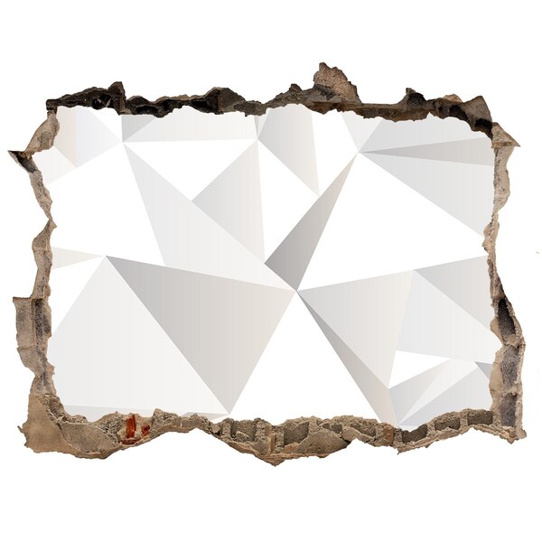 Wandfolien Loch in der Wand Kristallloch in der Wand