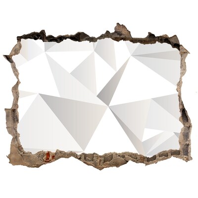 Wandfolien Loch in der Wand Kristallloch in der Wand