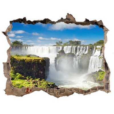 3D Wandtattoos Loch in der Wand Iguazu-Wasserfälle