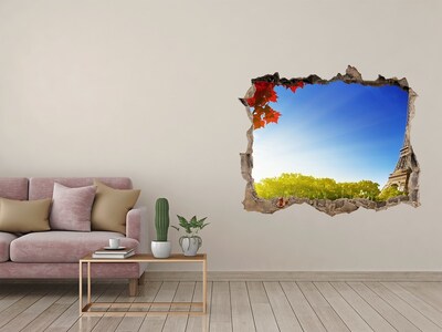 3D Wandtattoos Loch in der Wand Der Eiffelturm in Paris