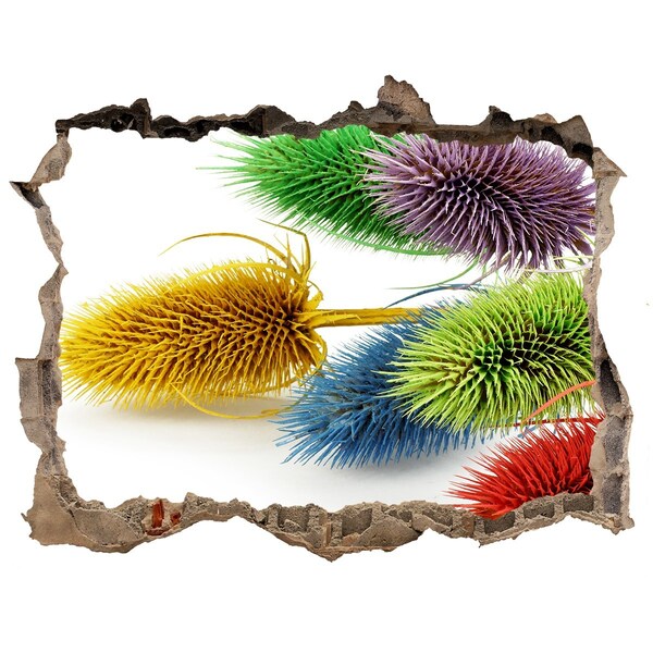 Wandtattoos Mauerdurchbruch Blumenexplosion im Beton