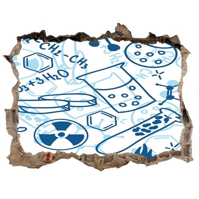 Wandtattoos Mauerdurchbruch Wissenschaftslabor