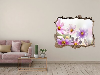Wandtattoos Loch Ein Blumenparadies hinter der Mauer