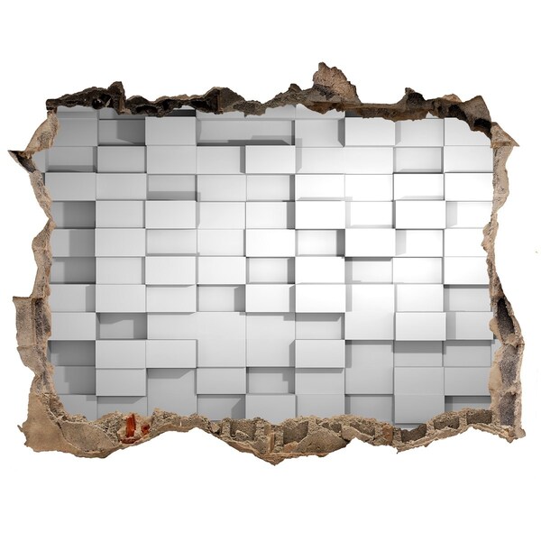 Wandfolien Loch in der Wand Moderner Raum hinter der Wand