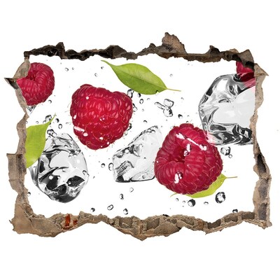 3D Wandsticker Loch Fruchtparadies mit Eis