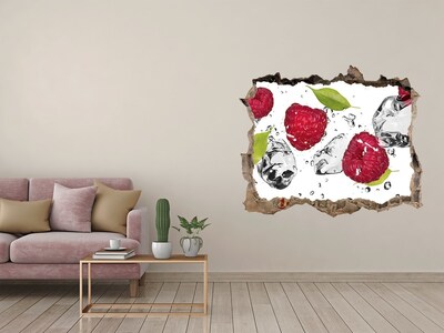 3D Wandsticker Loch Fruchtparadies mit Eis