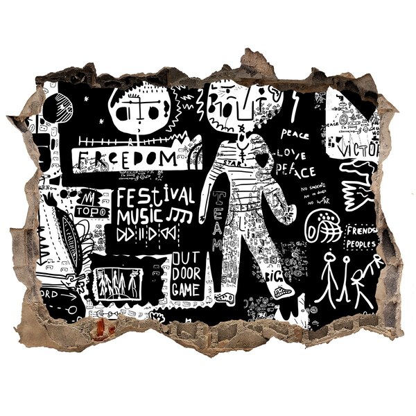 Wandtattoos Mauerdurchbruch Ein künstlerischer Ausdruck der Freiheit