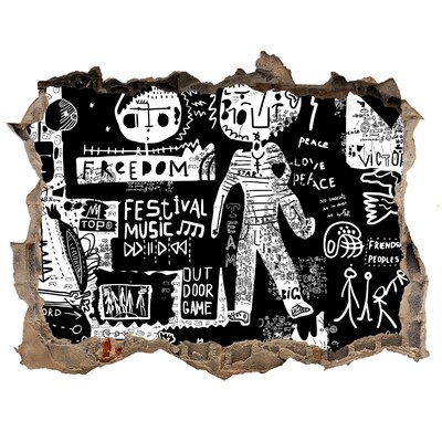 Wandtattoos Mauerdurchbruch Ein künstlerischer Ausdruck der Freiheit