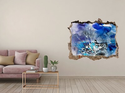 3D Wandsticker Loch Die Unterwasserwelt im Loch