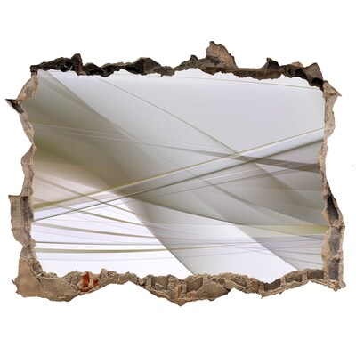 3D Wandsticker Loch Moderner Raum aus Beton