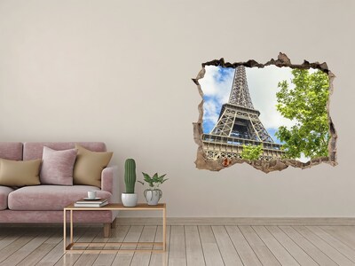 3D Wandtattoos Loch in der Wand Der Eiffelturm in Paris
