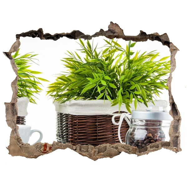 Wandfolien Loch in der Wand Eine grüne Oase im Komfort Ihres Zuhauses