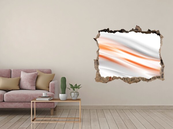 3D Wandtattoos Loch in der Wand Futuristische Landschaft