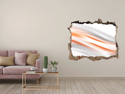 3D Wandtattoos Loch in der Wand Futuristische Landschaft