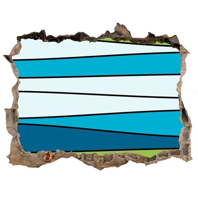 Wandtattoos Mauerdurchbruch Abstrakte Darstellung des Wandinneren