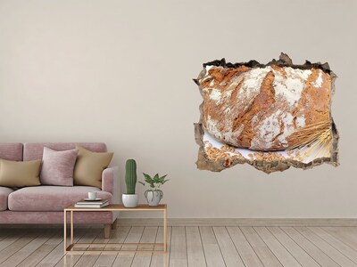 3D Wandsticker Loch Loch in der Wand Samenbrot
