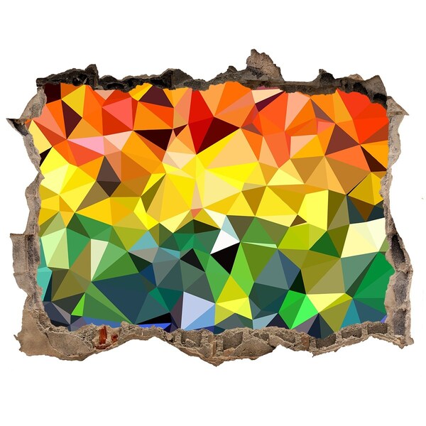 Wandtattoos Loch Buntes Loch in der Wand