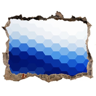 3D Wandsticker Loch Loch zum blauen Ozean