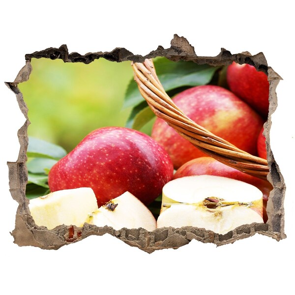 Wandtattoos Mauerdurchbruch Süße Äpfel im Korb